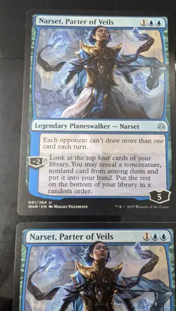 Narset, Parter of Veils, War of the Spark, Playset, 4 Copies, Magic Cards - Image 4