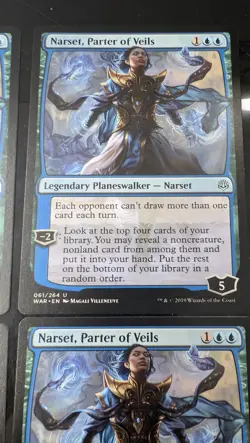 Narset, Parter of Veils, War of the Spark, Playset, 4 Copies, Magic Cards - Image 5