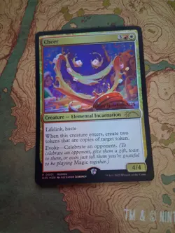 Cheer Magic the Gathering MTG 2025 Holiday Store Exclusive Promo Card - Image 1