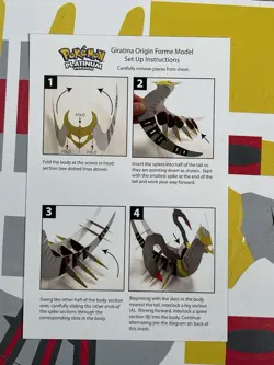 Rare 2009 Pokemon Platinum Giratina Origin Form Card Board Display (Small Dent) - Image 5