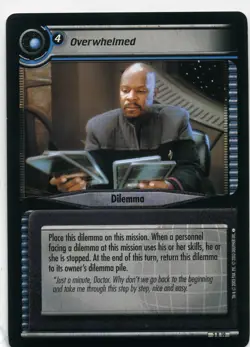 Star Trek CCG 2nd Ed Call to Arms Rare's, Cards Are Nr-Mint. Drop Down Box Sale. - Image 3