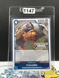 Crocodile Tournament Promo Pack Foil Stamped Judge Card Vol. 6 One Piece (1147) - Image 1