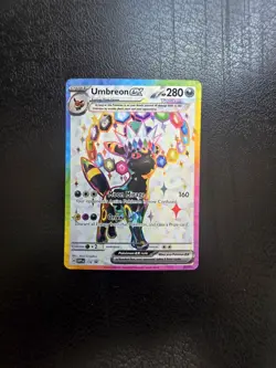 Umbreon EX SVP 176 Prismatic Evolutions Black Star Promo Pokemon Card - NM - Image 1