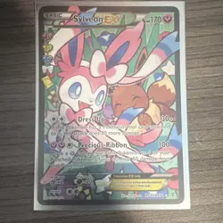 Pokemon Sylveon EX Full Art Ultra Rare Holo RC32/RC32 Generations 170 HP Card - Image 1