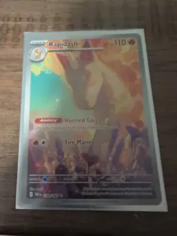 Pokemon TCG Rapidash Destined Rivals Illustration Rare Card 189/182 - LP/NM - Image 1