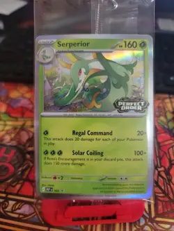 Pokemon Staff Promo Pack Perfect Order Sealed 4 Card Pack - Image 1
