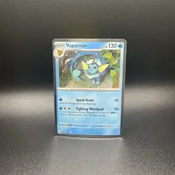 Vaporeon SVP 168 Pokemon Prismatic Evolutions Black Star Promo Holo 2025 Pokemon - Image 2