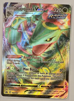 Rayquaza VMAX 102/159 Crown Zenith Holo Pokemon TCG & Bonus Card - Image 2
