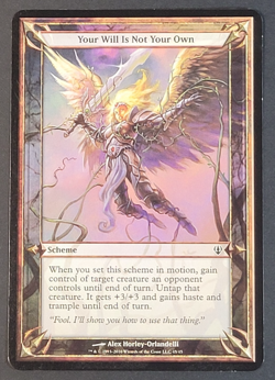 MTG - Your Will is not Your Own Oversize Card Archenemy - LP Magic the Gathering - Image 1