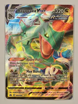 Rayquaza VMAX 101/159 Crown Zenith Holo Pokemon TCG & Bonus Card - Image 2