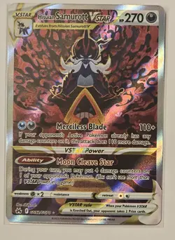 Hisuian Samurott VSTAR GG52/GG70 Crown Zenith Galarian Gallery & Bonus Card - Image 2