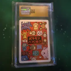 CGC 10 GEM MINT Pokemon Japanese Squirtle Old Maid Playing Card - Image 2