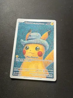Pokemon Pikachu with Grey Felt Hat 085 Promo Card Scarlet & Violet Regular - Image 1