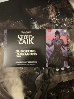 MTG Secret Lair Dungeons & Dragons Shadowheart's Devotion FOIL Sealed - Image 1