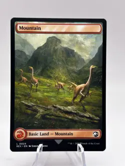 Mountain 0024 Universes Beyond: Jurassic World Collection REX MTG NM - Image 2