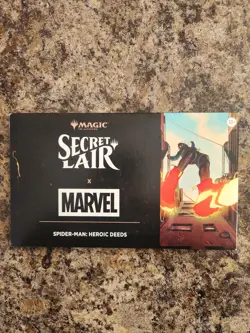 MTG Secret Lair Spider-Man: Heroic Deeds (Non Foil) Sealed - Image 1