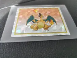 Merlin pokemon Serie 2 Charizard/Glurak/Dracaufeu No. 121 cracked Ice HOLO NM - Image 2