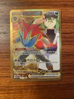 Pokemon TCG Journey Together N's Zoroark EX Holo Ultra Rare Card 189/159 - Image 1