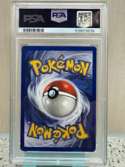 Pokemon Machop Base Set Shadowless 52/102 Regular Unlimited PSA 9 1999 - Image 2