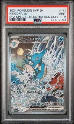 PSA 9 KINGDRA EX 131 BLACK STAR PROMO SHROUDED FABLE SCARLET VIOLET POKEMON MINT - Image 1