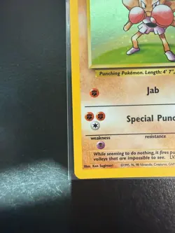 Pokemon TCG Hitmonchan Base Set 7/102 Holo 1999-2000 Wizards Base Set NM - Image 2