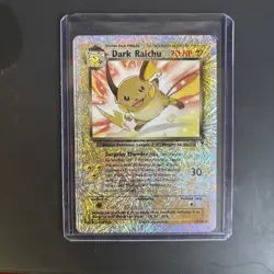 Pokemon Dark Raichu Reverse Foil Legendary Collection #7 (2002) - Image 2
