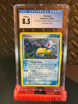 | Pokemon Horsea 58/109 EX Team Rocket Returns Reverse Holo CGC 8.5 PSA 🔥 | - Image 1