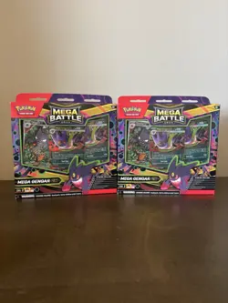 LOT OF 2 Pokemon Mega Battle Deck Mega Gengar ex SEALED - Haunter Promo 027 - Image 1
