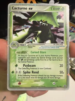 Pokemon TCG Cacturne ex 91/106 Emerald Ultra Rare Holo - Image 1