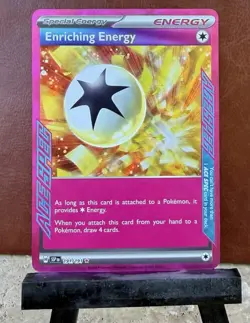 Enriching Energy 191/191 ACE SPEC SV08: Surging Sparks Pokemon TCG NM - Image 1