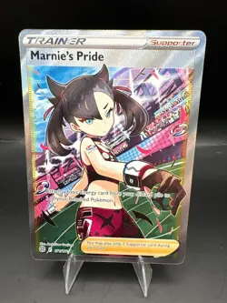 Marnie's Pride - 171/172 Brilliant Stars Pokemon TCG Full Art Ultra Rare NM - Image 1