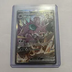 Pokemon Team Rocket's Nidoking EX 233/182 Destined Rivals Holo Rare HP 330 - Image 1