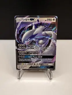 Pokemon TCG Lugia GX Ultra Rare Holo 159/214 SM-Lost Thunder NM - Image 1