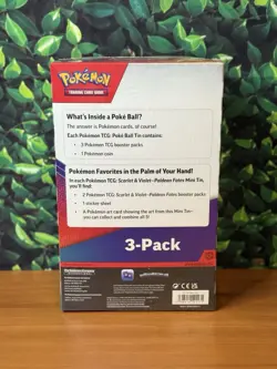 -SEALED- Pokemon TCG - Ultra Ball + (2) Paldean Fates Mini Tins Pack Sam's Club - Image 2