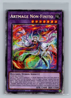 Yu-Gi-Oh! Artmage Non-Finito BPRO-EN035 Starlight Rare 1st Edition Near Mint - Image 1