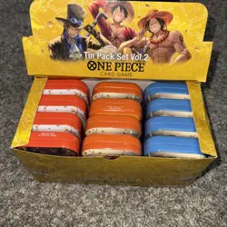 One Piece TCG DISPLAY 12x Mini Tin Pack Set VOL. 2 - Image 1