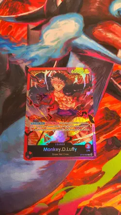 • Monkey.D.Luffy • ST10-002 SR Leader Three Captains Holo Foil One Piece TCG - Image 1