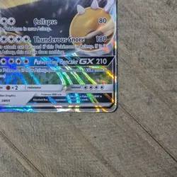 Pokemon TCG Sun & Moon Black Star Promo Snorlax GX SM05 2016 NM-M - Image 2