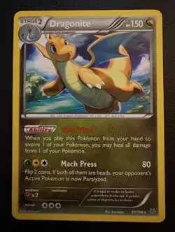Dragonite #51/108 XY Roaring Skies Pokemon Rare Card Regular - Image 1