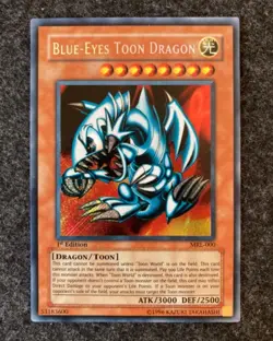 Yu-Gi-Oh! Summoned Skull Mystical Elf Blue Eyes Toon Dragon 3-Card Set - Image 5