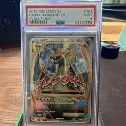 Pokemon TCG Charizard EX Full Art Ultra Rare Card XY Evolutions 2016, PSA 9 - Image 1