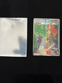 Pokemon TCG Brigette Holo Full Art Ultra Rare Card Breakthrough 161/162 NM - Image 1