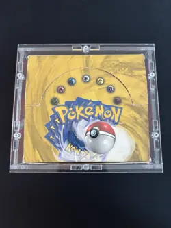 1999 Pokemon WOTC Base Set Booster Box EMPTY No Cards/packs -Protection included - Image 1