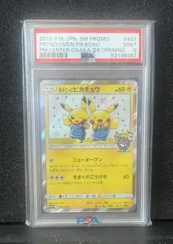 PSA 9 Pokemon Jpanaese Pretend Comedian Pikachu 407/SM-P - Image 1