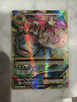 M Venusaur EX Full Art Holo Card Evolutions Mega Series 100/108 - Image 1