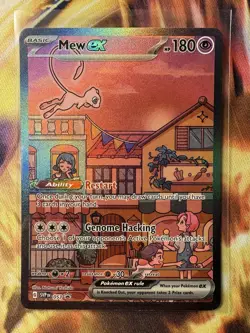 Mew EX SVP 053 Pokemon TCG Scarlet & Violet 151 UPC Promo Card NM Condition - Image 1