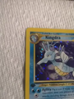 Kingdra 1st Edition Pokemon Trading Card Holo W/Swirl! Neo Genesis 8/111 - Image 5