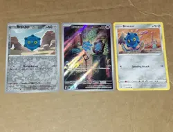 Bronzor 170/162 Sv05: Temporal Forces Holo Pokemon TCG + Bonus Cards - Image 1