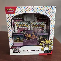 Pokemon Scarlet & Violet 151 Alakazam ex Collection Box - Pokemon Trading Cards - Image 1