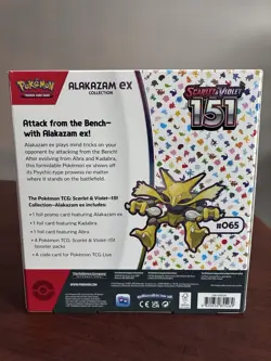 Pokemon Scarlet & Violet 151 Alakazam ex Collection Box - Pokemon Trading Cards - Image 2